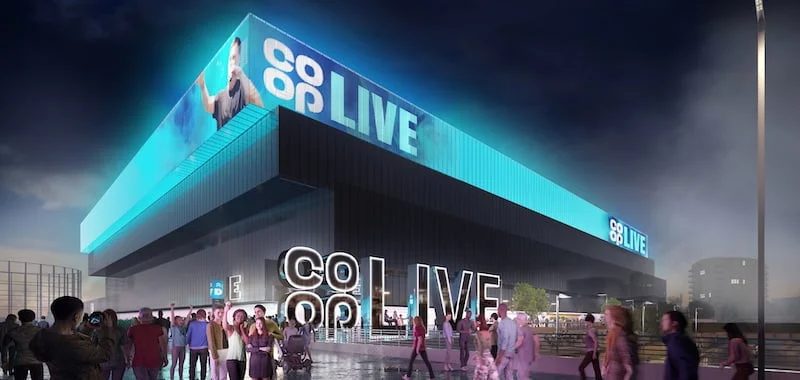 An artist's impression of the Co-op Live arena